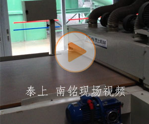 大板UV生产线机器视频 泰上机械提供